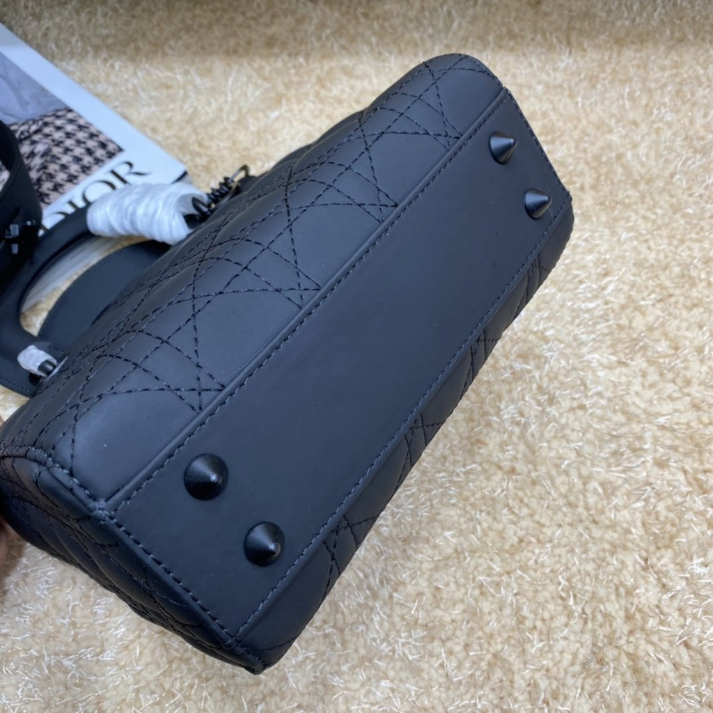 LADY MY ABC BAG 20CM BLACK ULTRAMETTE CANNAGE CALFSKIN