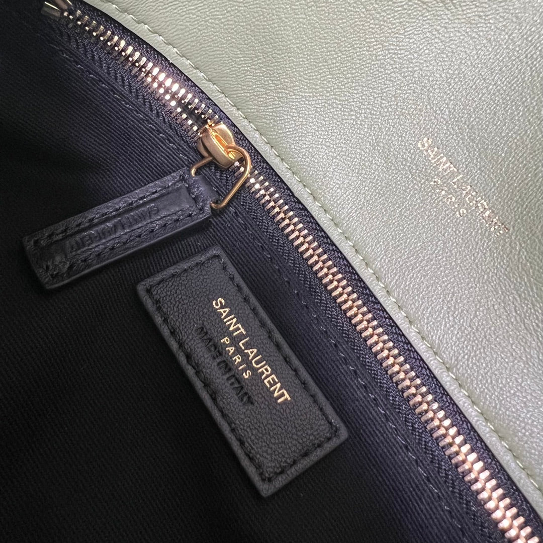 PUFFER TOY 29 IN FERN GREEN LAMBSKIN GOLD HARDWARE