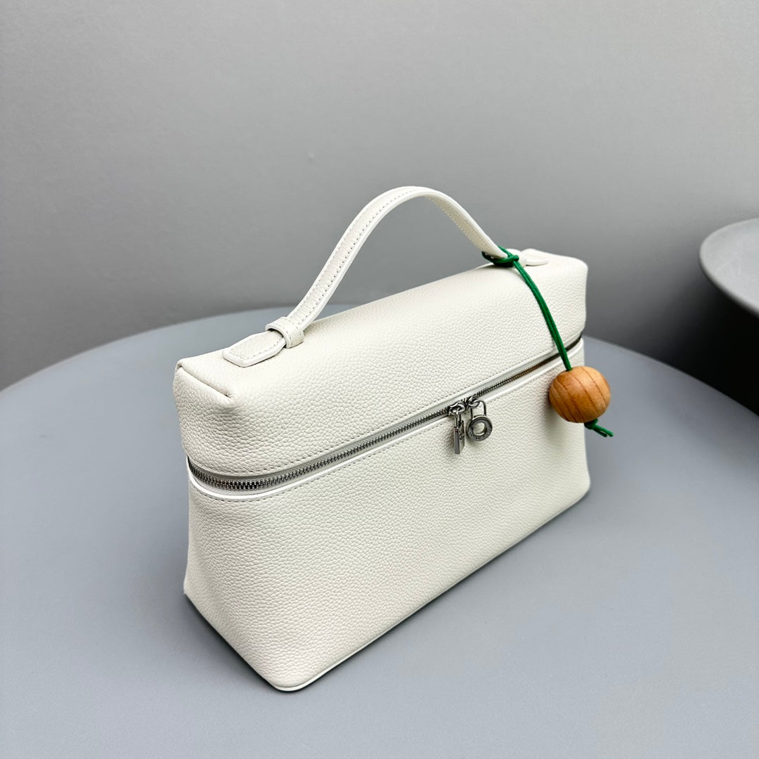 Extra Pocket L27 White Cowhide Shw
