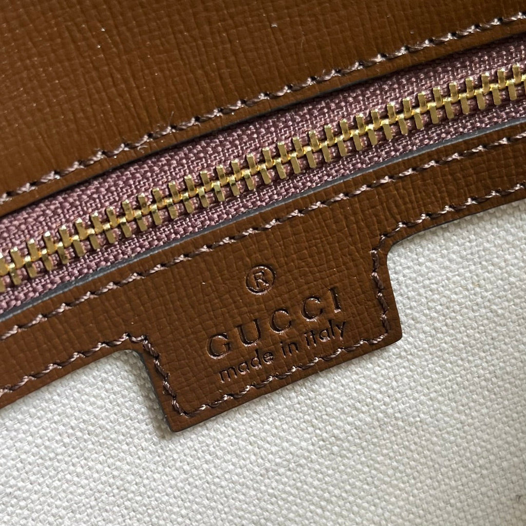 MESSENGER BAG 25 IN BEIGE CANVAS ANG BROWN CALFSKIN
