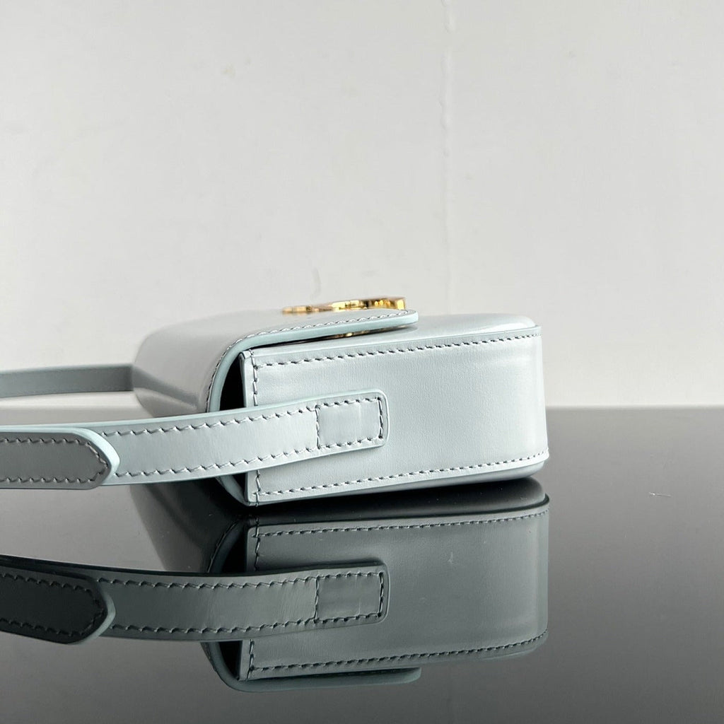 TRIOMPHE 20 BLUE PASTEL CALFSKIN