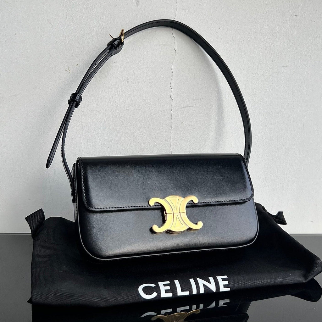 TRIOMPHE 20 BLACK CALFSKIN