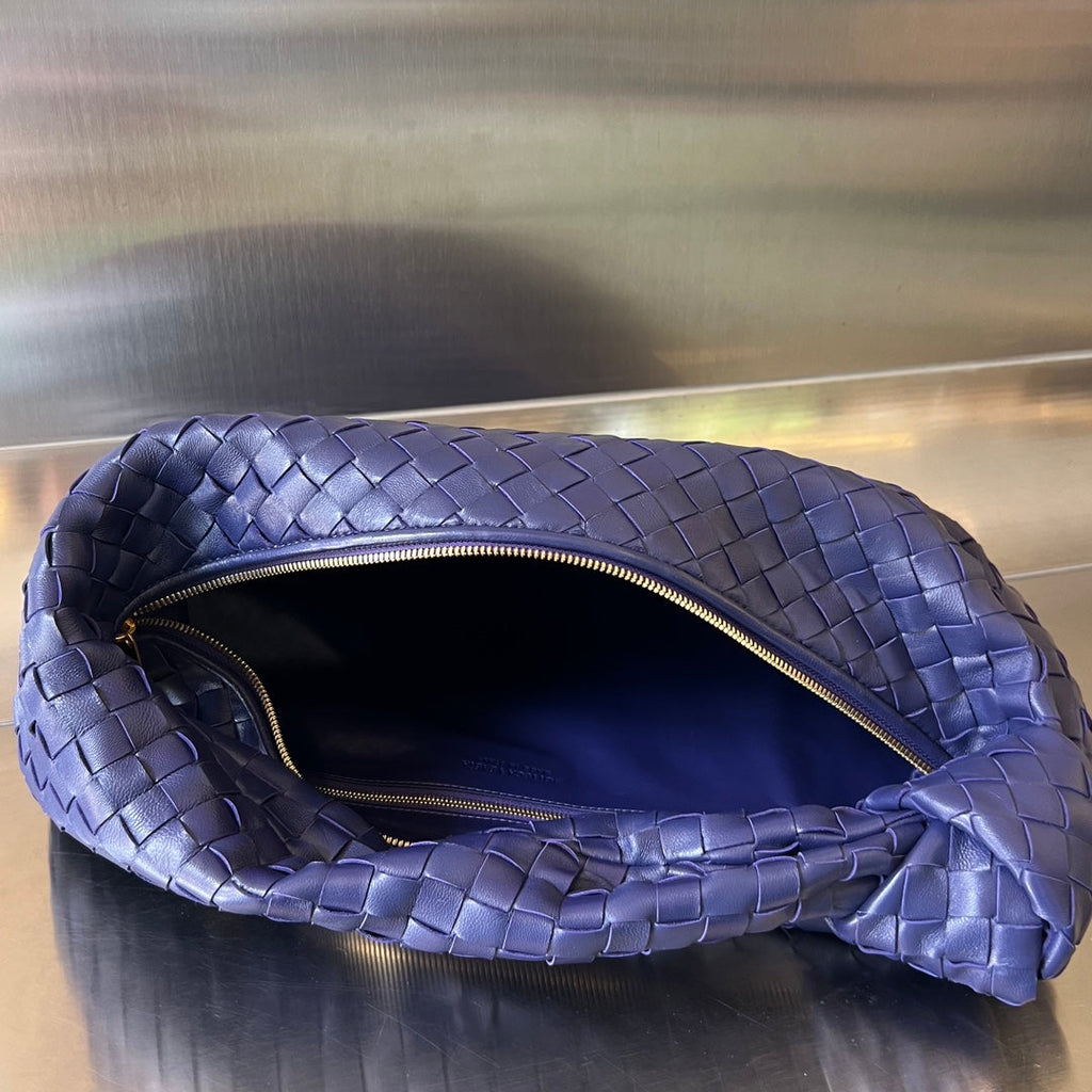 SMALL JODIE 48 INDIGO PURPLE CALFSKIN