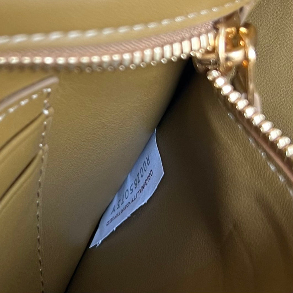 FLIP FLAP 23 BAG IN CARAMEL BROWN LAMBSKIN
