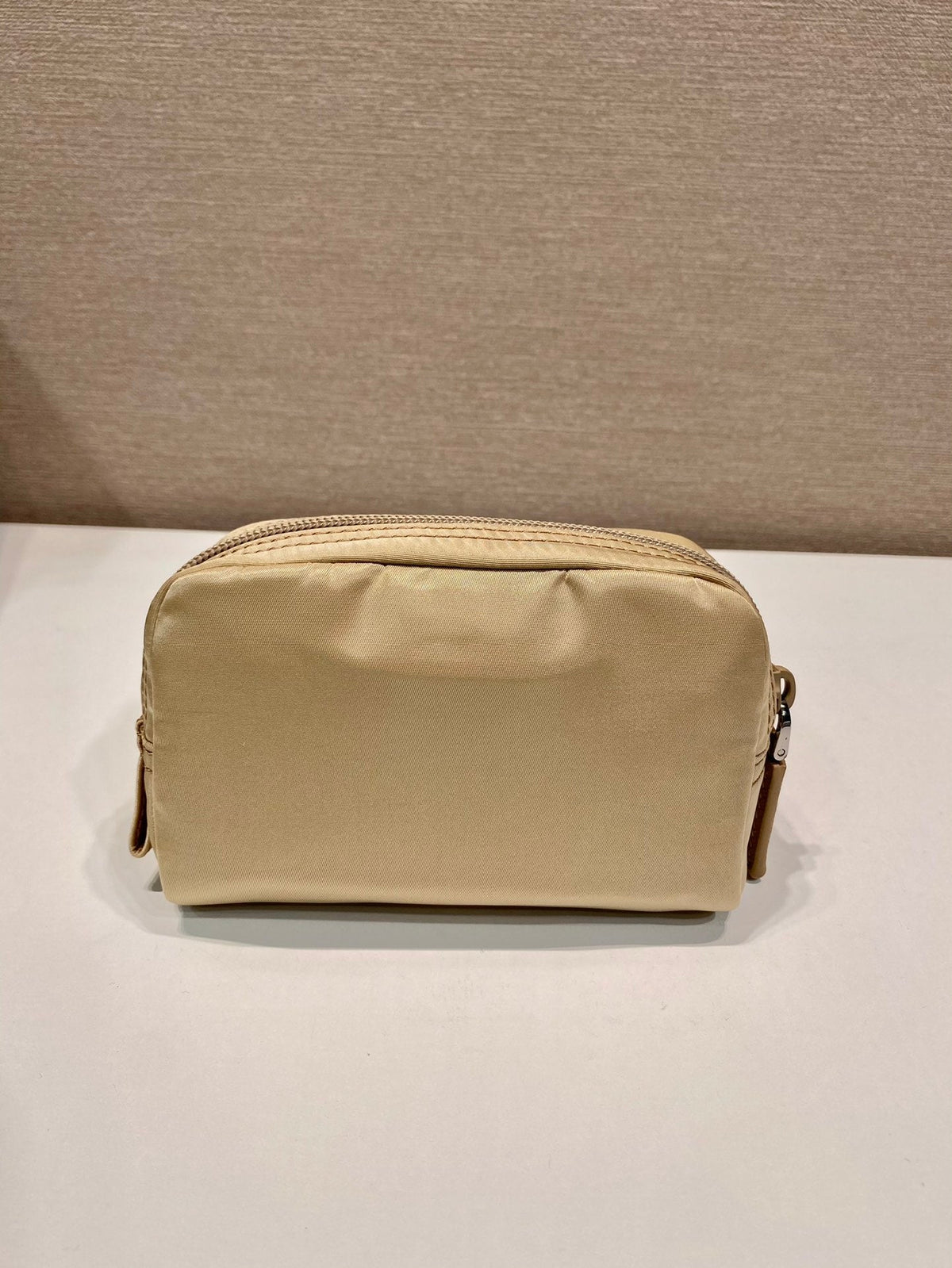 PRA CLUTCH 12 IN TAN BROWN RE-NYLON