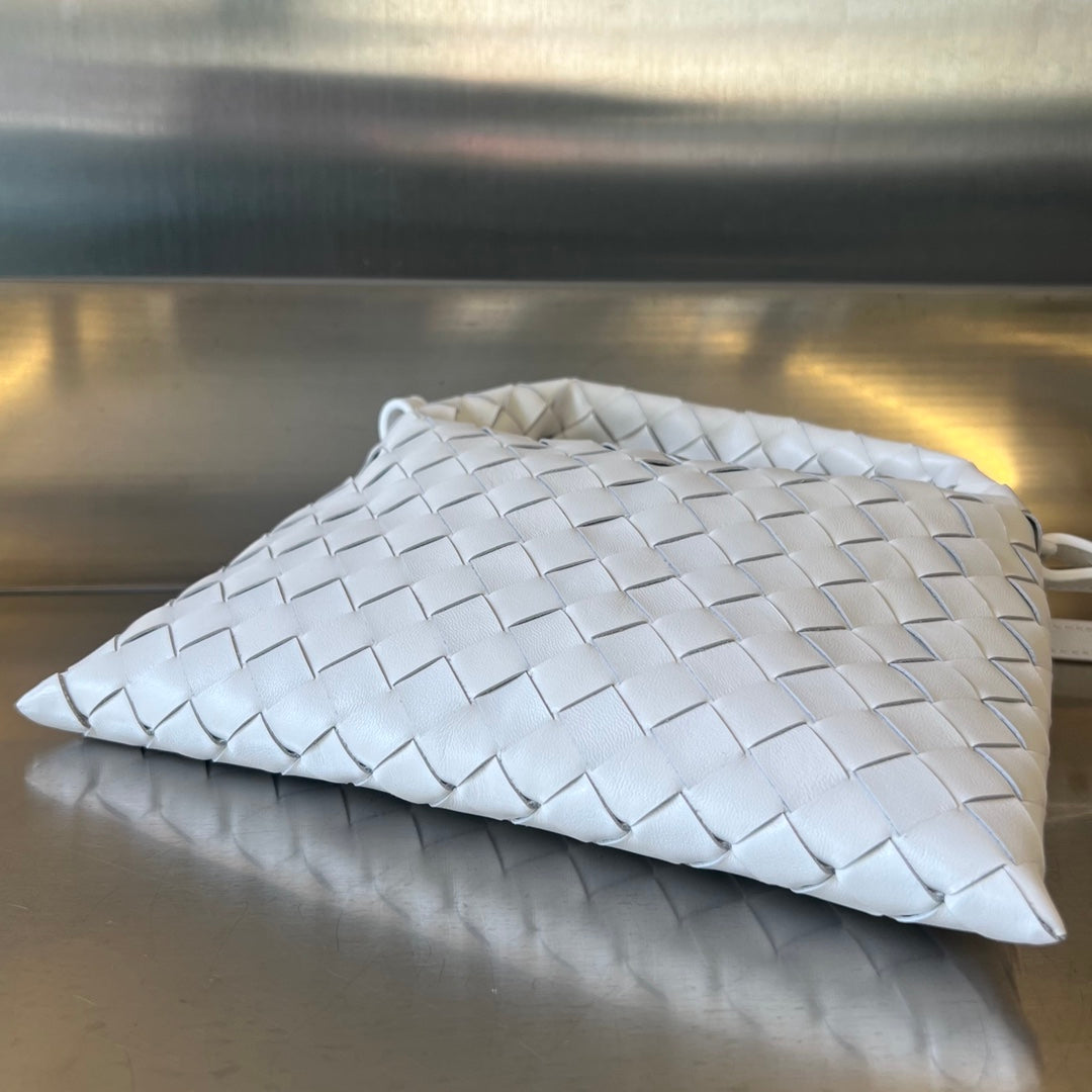 MINI HOP 25 IN WHITE CALFSKIN