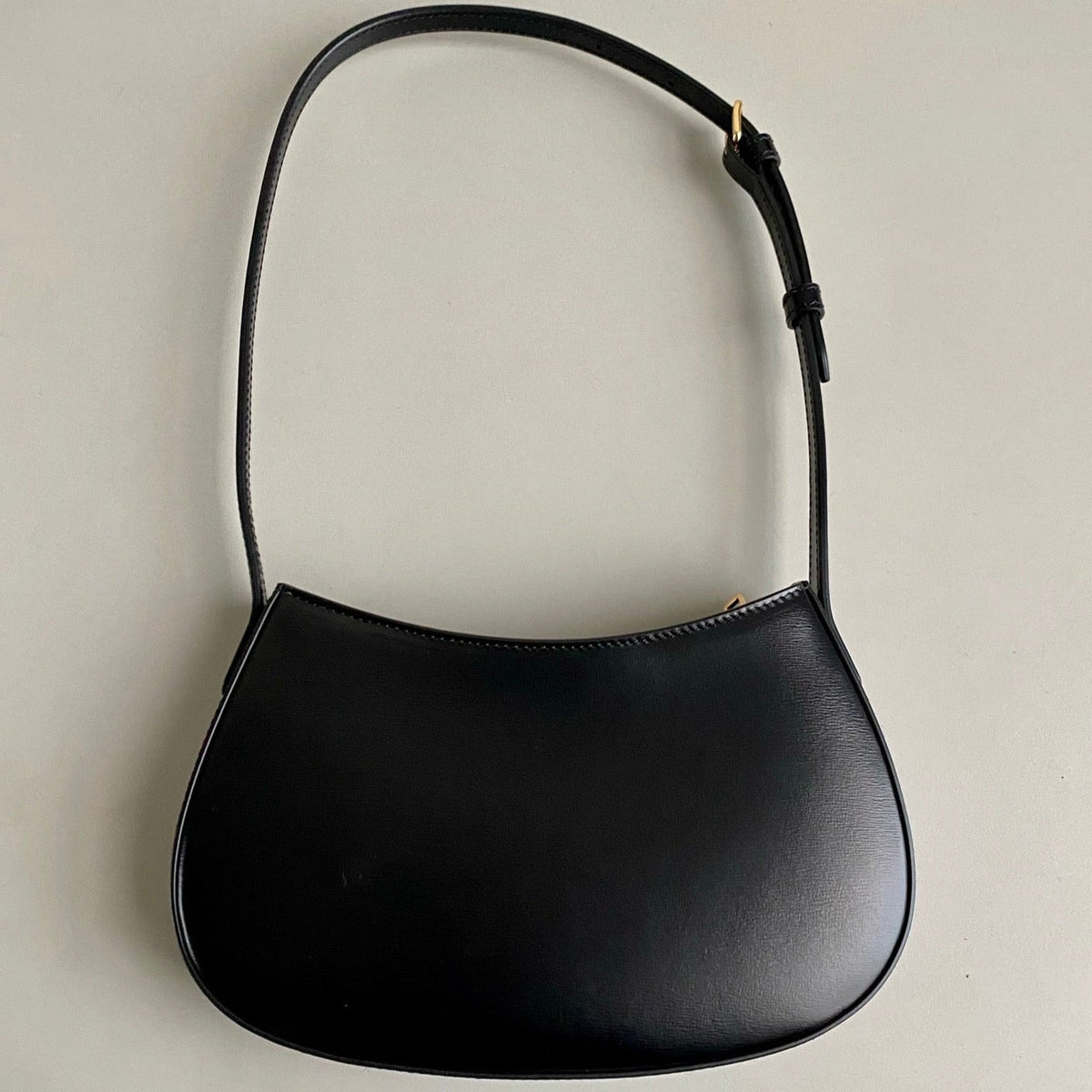 TRIOMPHE 22 BLACK CALFSKIN