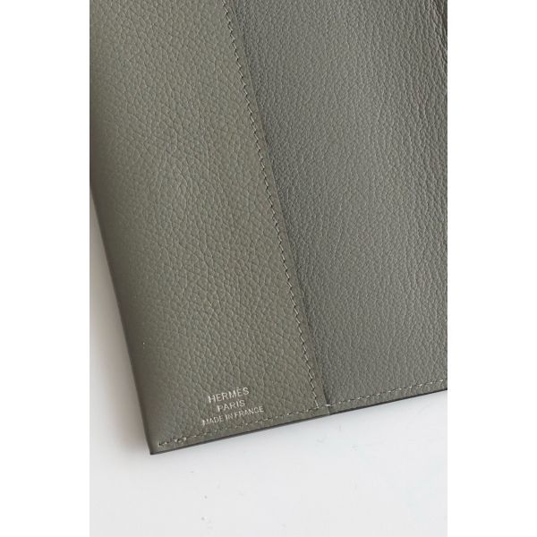 HERM R.M.S Passport Holder in Gris Meyer Evercolor Calfskin