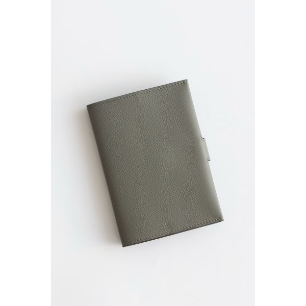 HERM R.M.S Passport Holder in Gris Meyer Evercolor Calfskin
