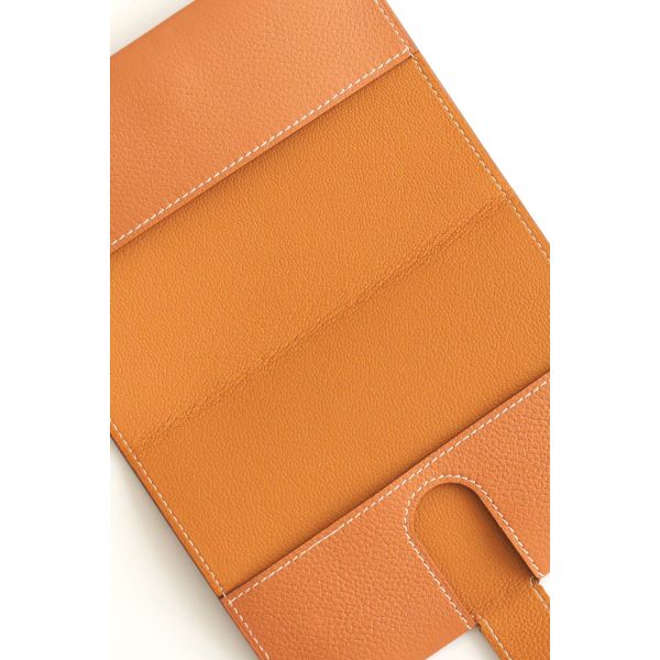 HERM R.M.S Passport Holder in Gold Evercolor Calfskin