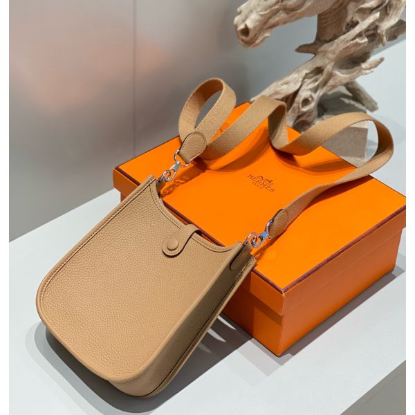 HERM Evelyne III TPM Bag In Chai Clemence Leather