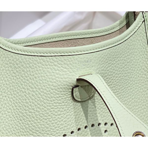 HERM Evelyne III TPM Bag In Vert Fizz Clemence Leather