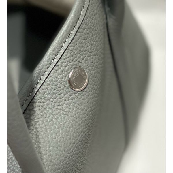 HERM Garden Party 36 Bag In Gris Meyer Clemence Leather