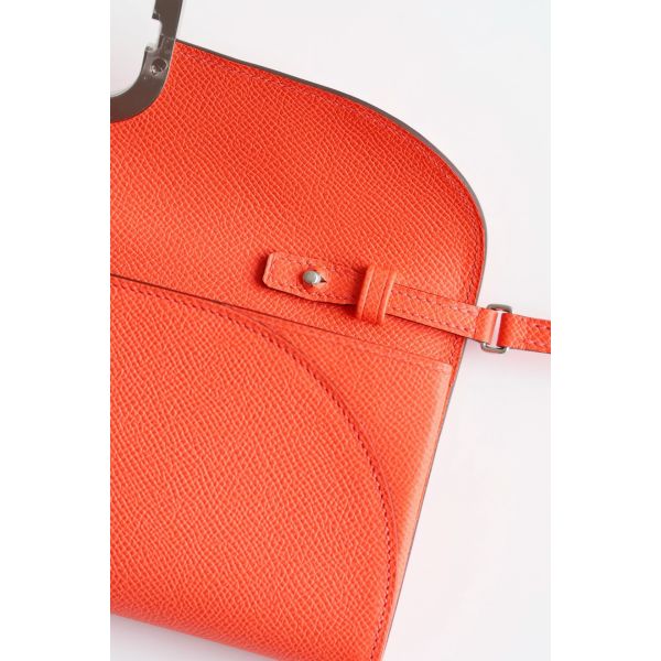 HERM Maillon To Go Wallet in Rose Jaipur Epsom Calfskin