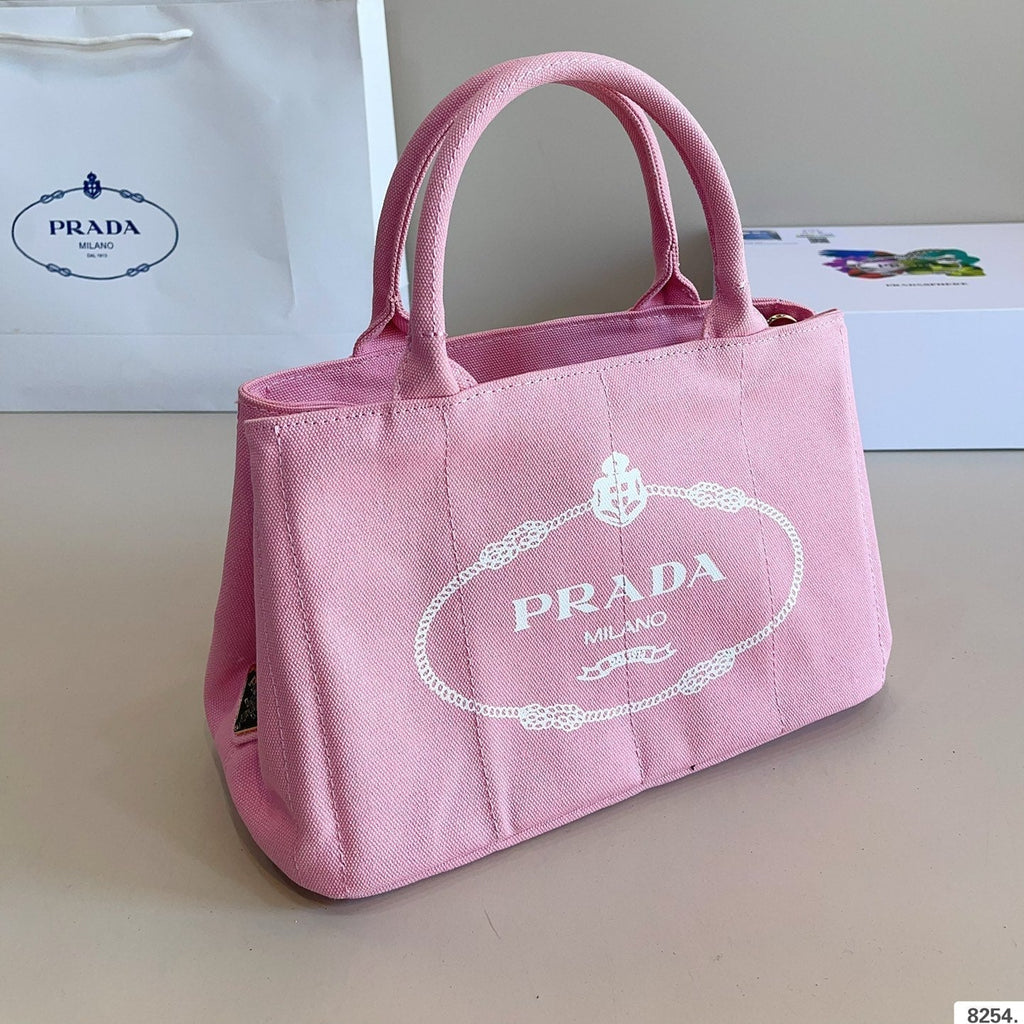 CANAPA TOTE BAG 29 IN BABY PINK DENIM