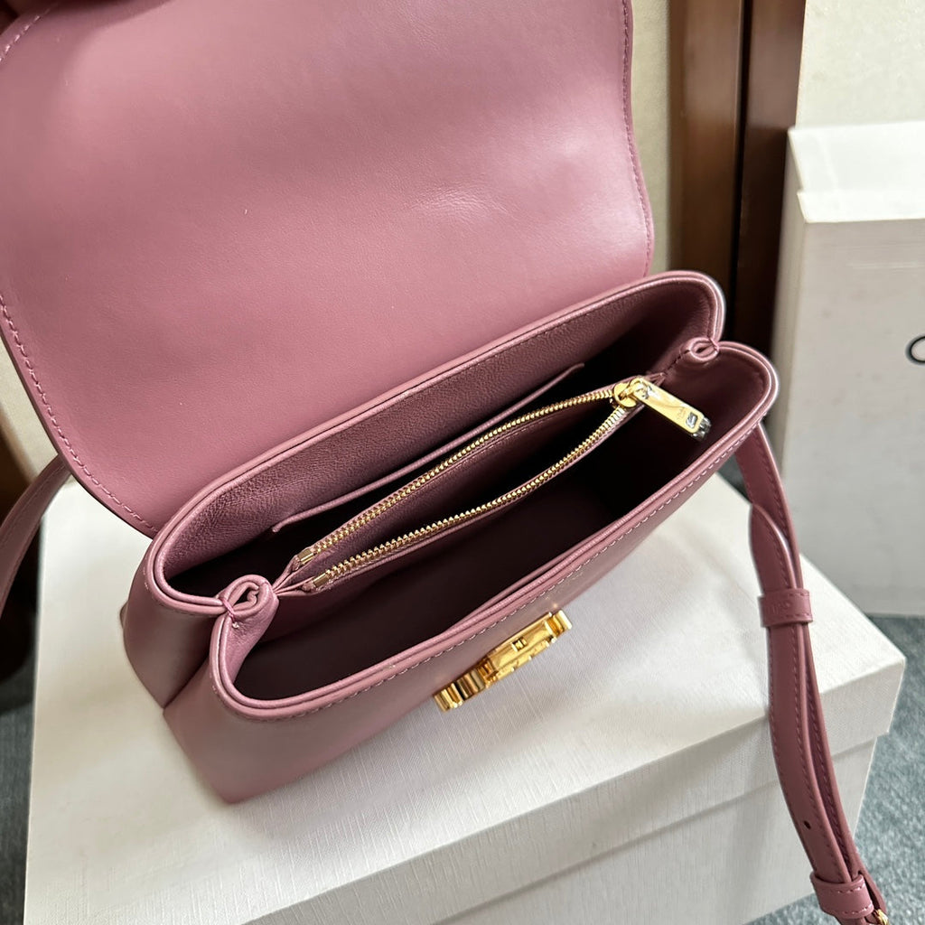 NINO BAG 20 IN OPIUM SOFT CALFSKIN GOLD HARDWARE