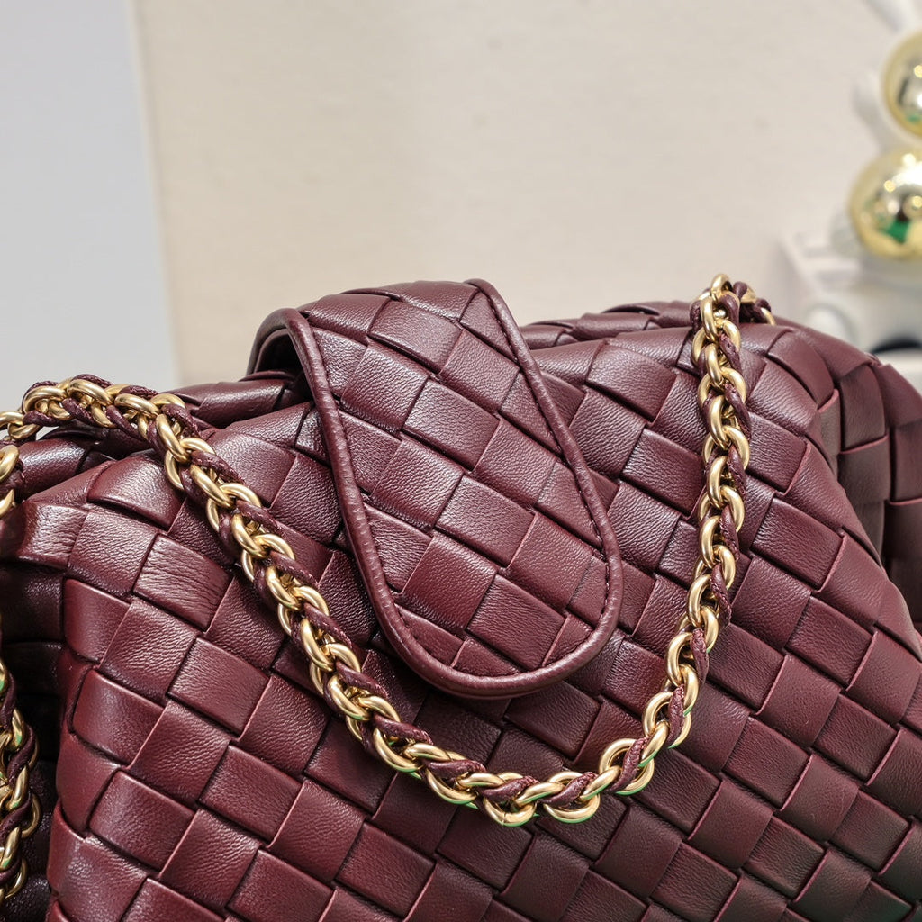 Teen Lauren 1980 With Chain 31.5 Burgundy Leather Ghw