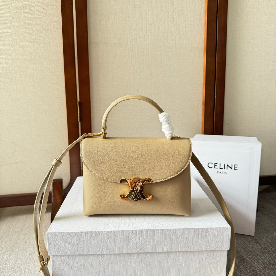 TEEN NINO BAG 20 IN PARMESEAN YELLOW SOFT CALFSKIN GOLD HARDWARE