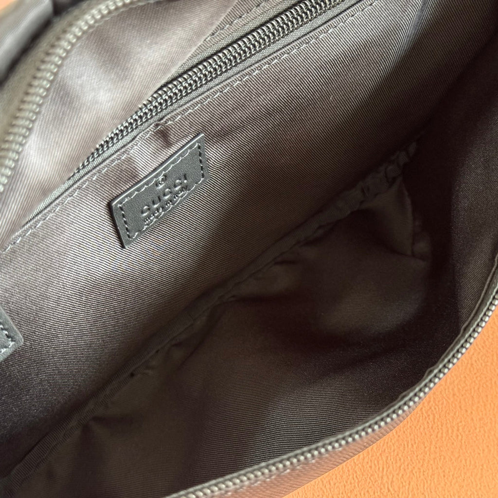 LARGE BELT BAG 32 IN BLACK GG NYLON