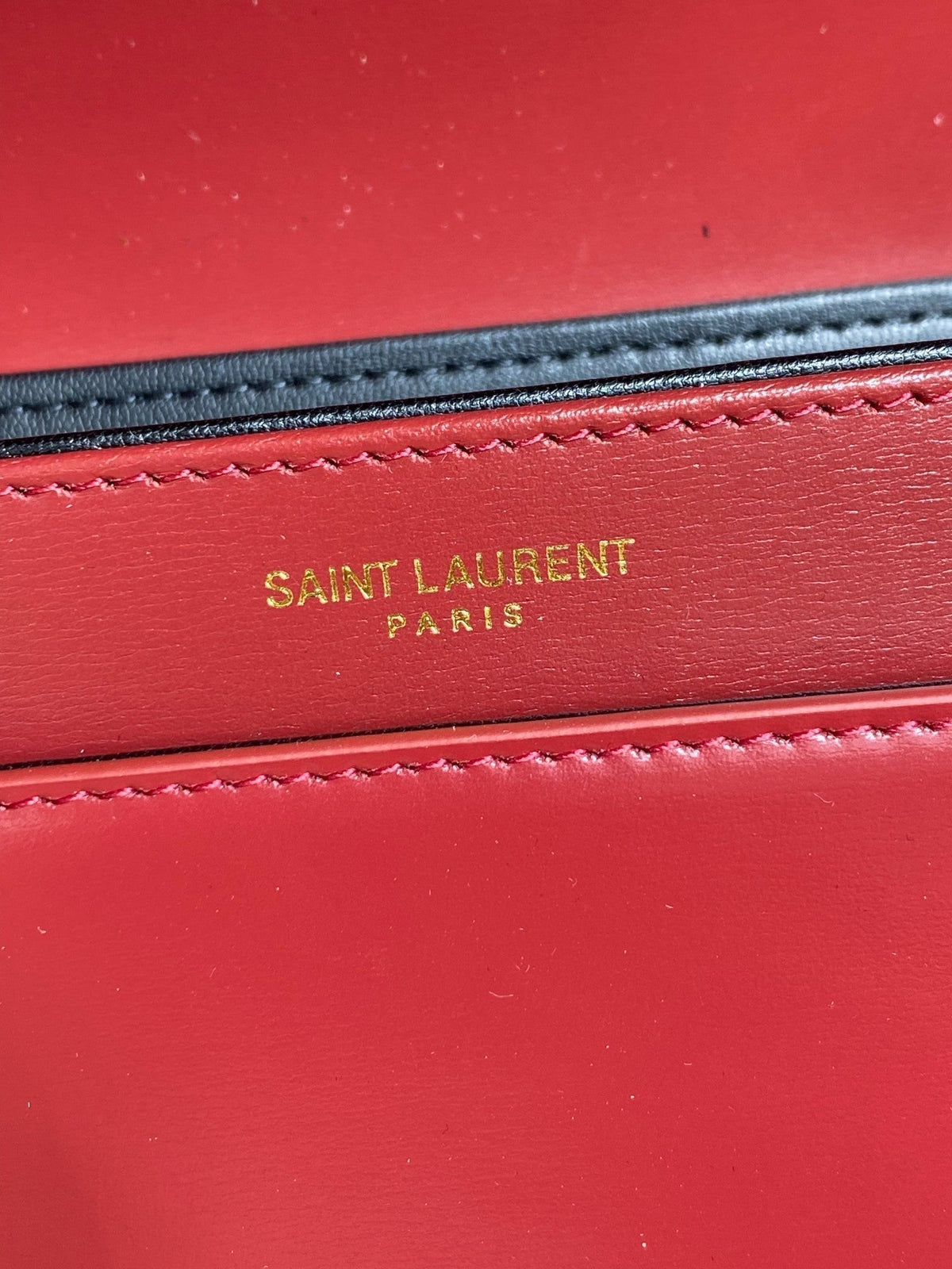 SOLFERINO SMALL SATCHEL 19 IN SCARLET RED CALFSKIN GOLD HARDWARE