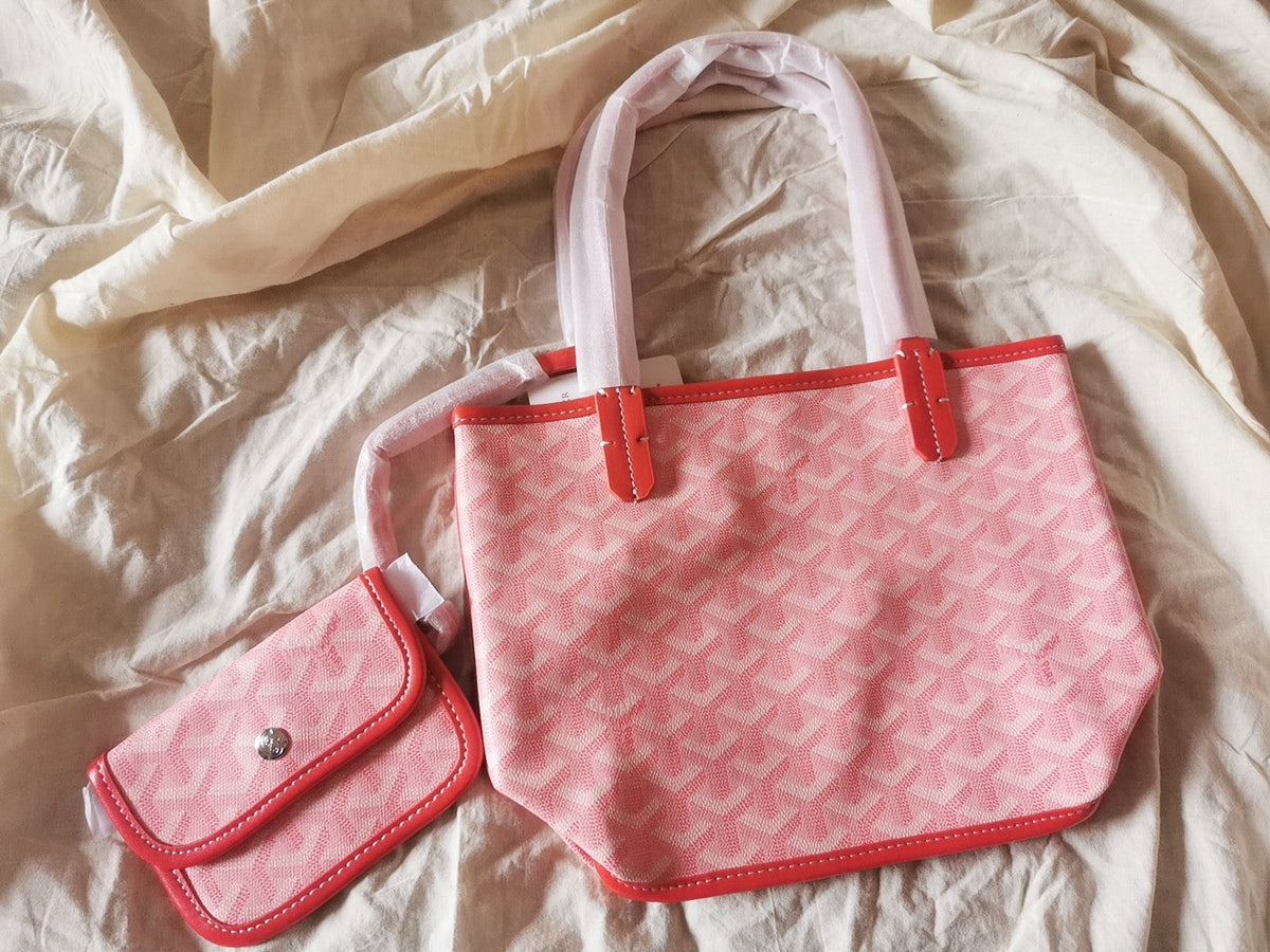 MINI HOBO BOHEME 38CM PINK CANVAS
